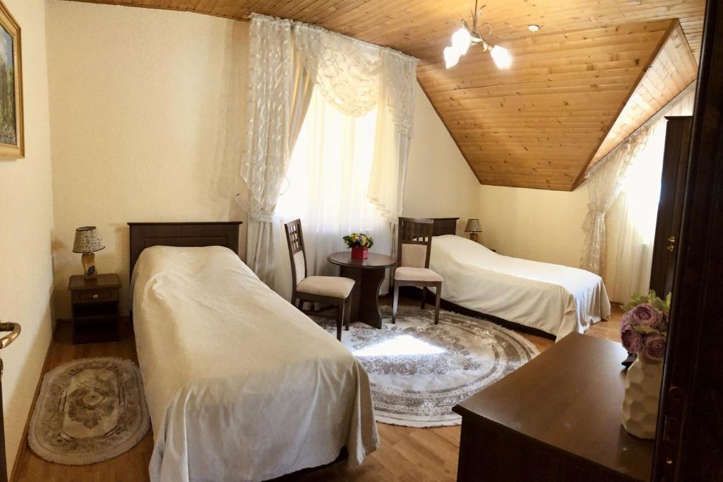Postel nebo postele na pokoji v ubytování Termal Star Complex