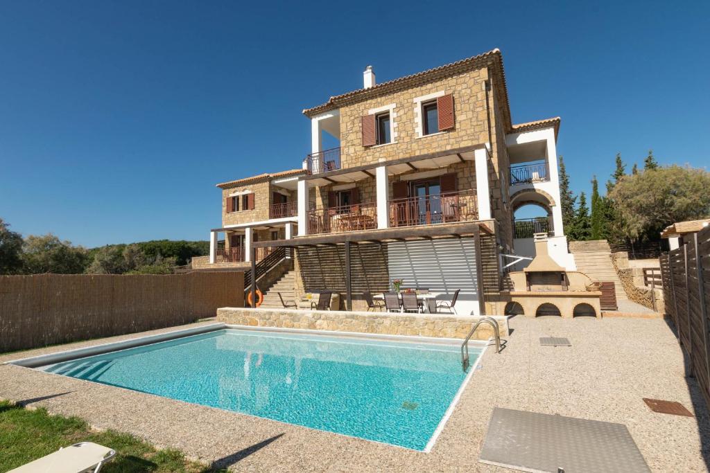 Bazén v ubytování Armonia Seaside Villas nebo v jeho okolí