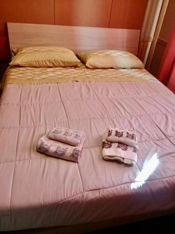 Postel nebo postele na pokoji v ubytování RESIDENCE ALTAIR Via Roma 13