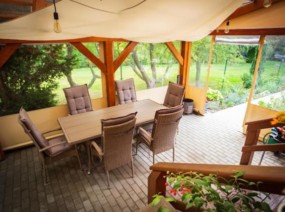 Vonkajšia záhrada v ubytovaní Hunting Lodge Lipót