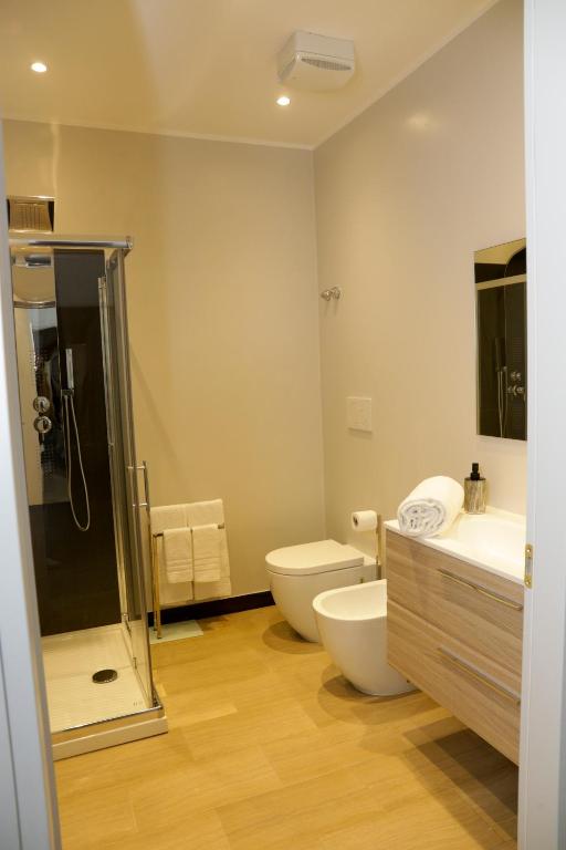 Koupelna v ubytování Ad Astra Rooms