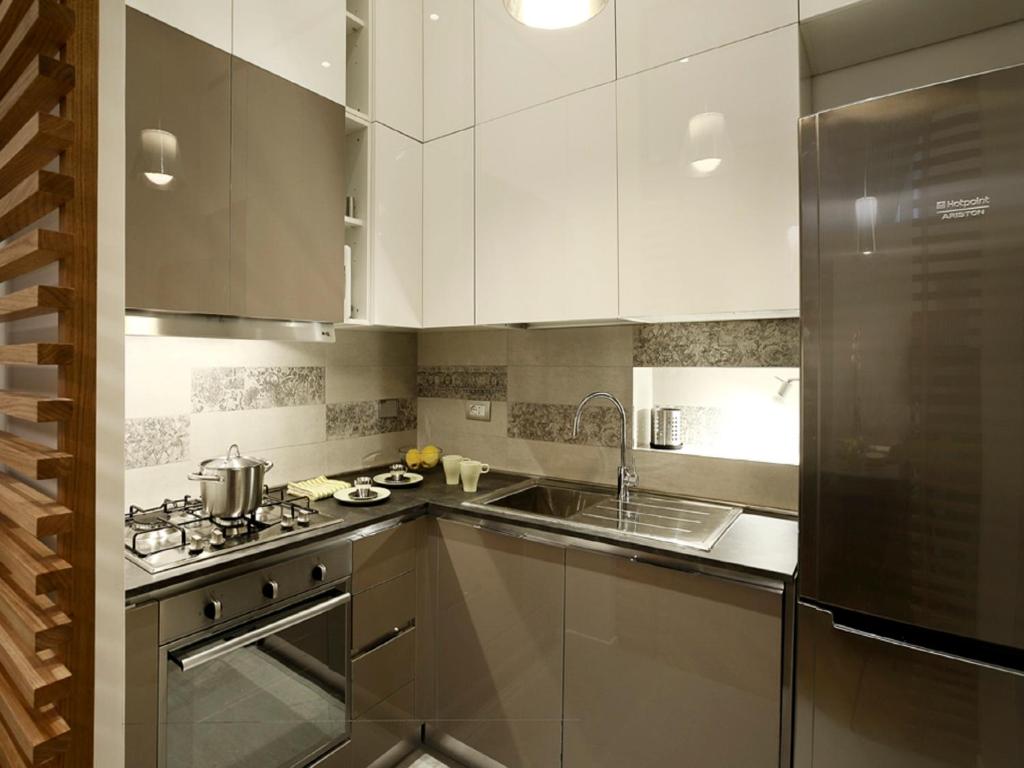 A kitchen or kitchenette at Antiche Residenze Romane Navona