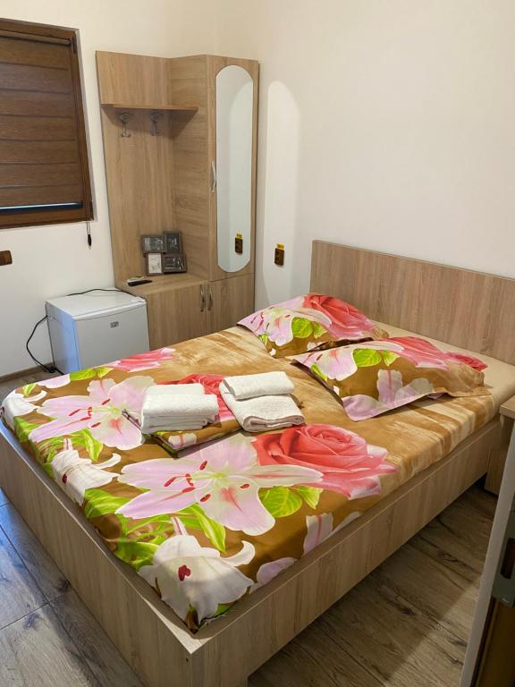 Postel nebo postele na pokoji v ubytování Vila Krystal