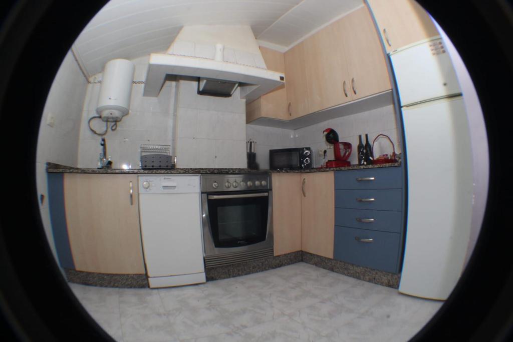 Kuchyň nebo kuchyňský kout v ubytování Loft en el camino