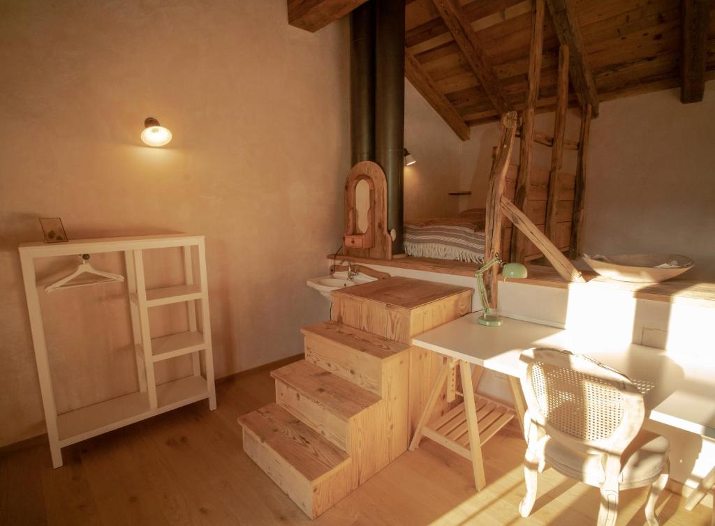Postel nebo postele na pokoji v ubytování Castellino Bella Vista