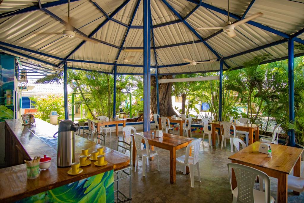 Restaurace v ubytování Alojamiento San Martín