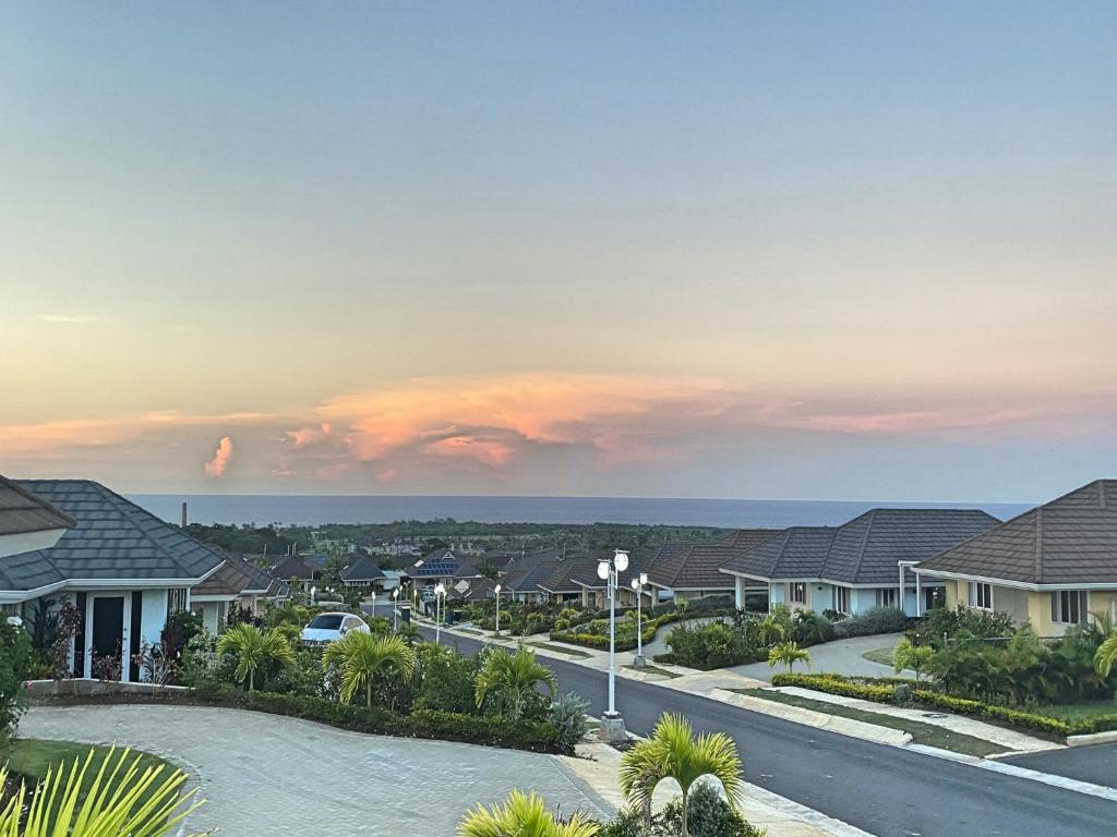 a view of a residential neighborhood with houses at Jamnick Vacation Rentals - Richmond, St Ann, Jamaica in Ocho Rios