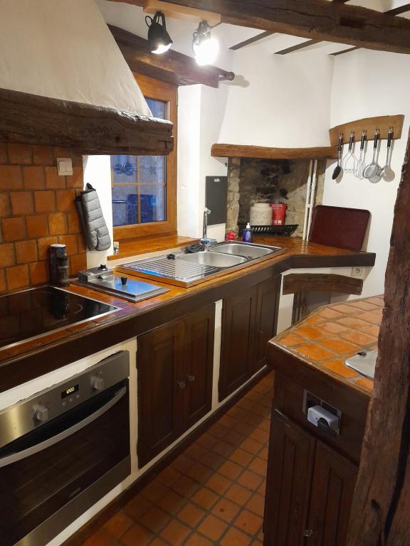 Kuchyň nebo kuchyňský kout v ubytování Place 86