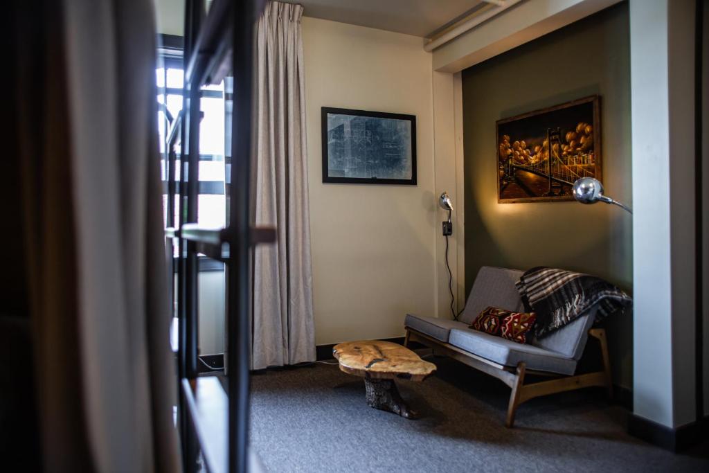 Posezení v ubytování KEX Hotel