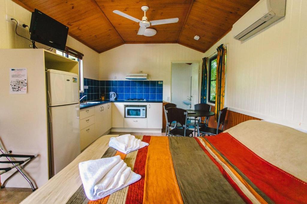Kuchyň nebo kuchyňský kout v ubytování Big4 Port Douglas, Glengarry Holiday Park