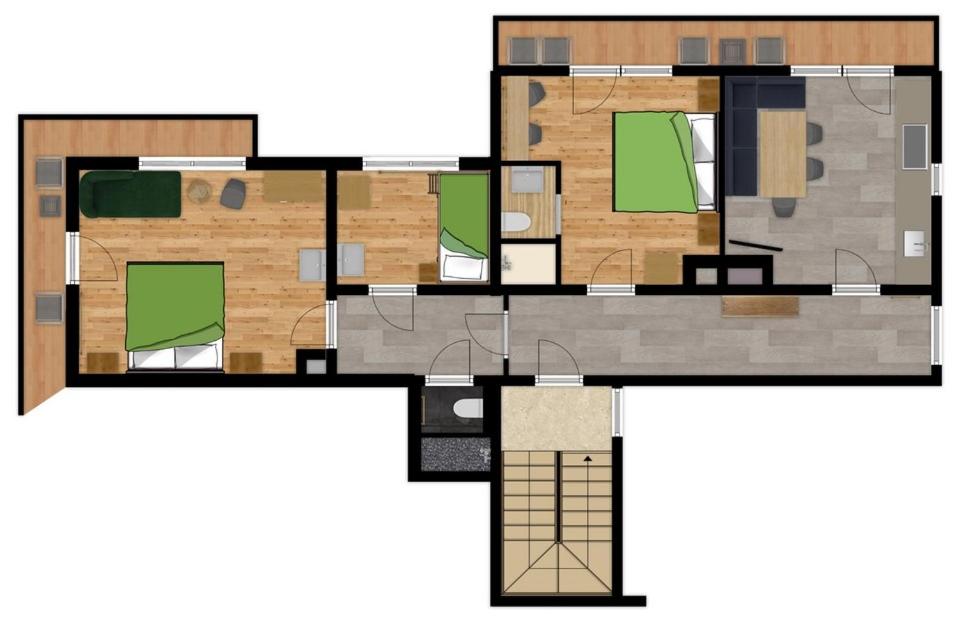 The floor plan of Haus Renswouw