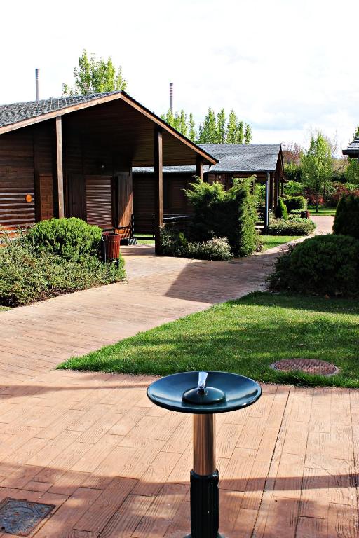 Zahrada ubytování Cabañas bungalow, El Bosque de los Sueños
