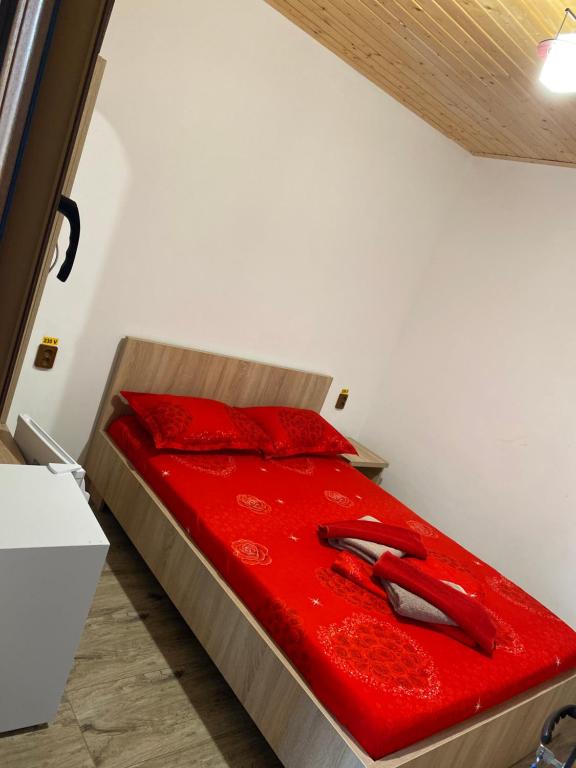 Postel nebo postele na pokoji v ubytování Vila Krystal
