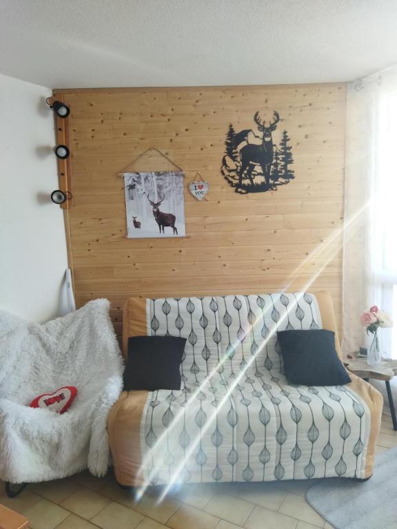 Posezení v ubytování Studio cabine vue sur les Pyrénées