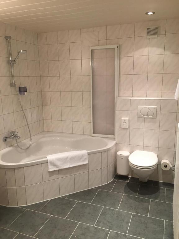 Koupelna v ubytování Ferienwohnung Thöny Vandans