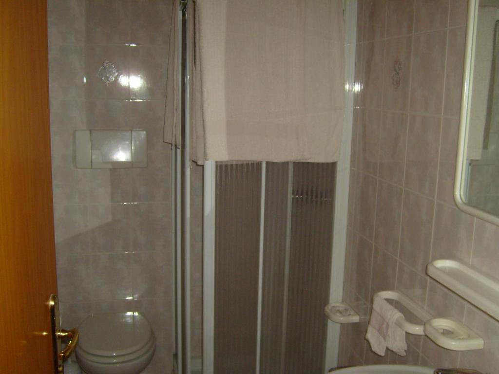 Vannituba majutusasutuses Albergo Drena