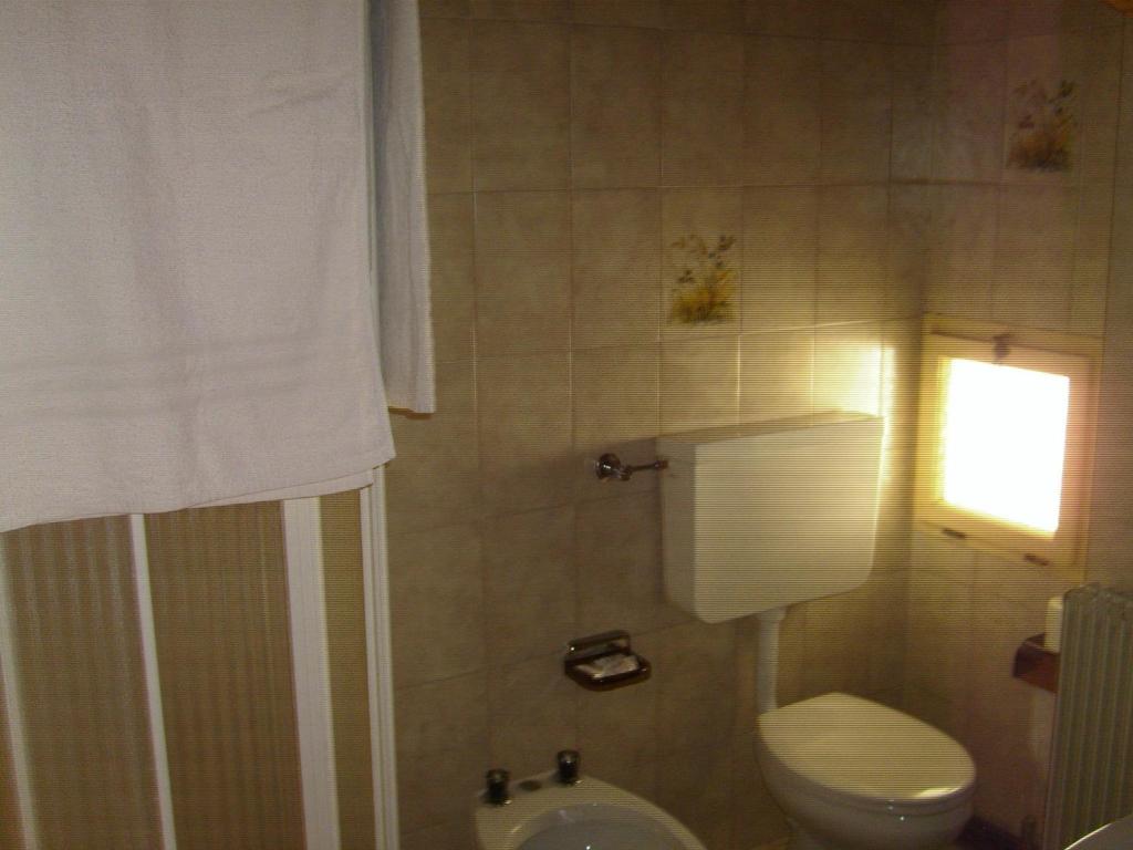 Vannituba majutusasutuses Albergo Drena