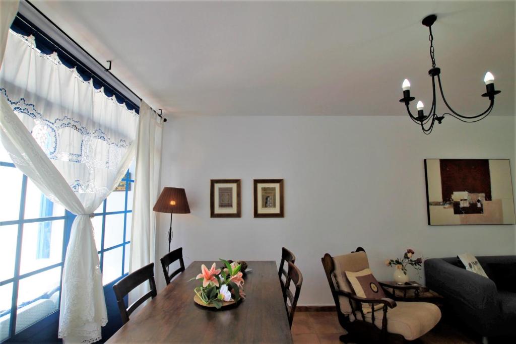 A seating area at Casa El Rincon Azul