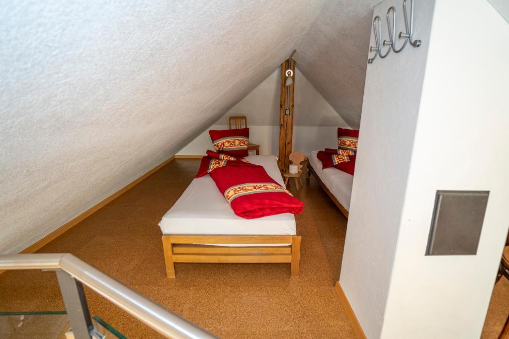 Postel nebo postele na pokoji v ubytování Apartment Bügl Grond 124