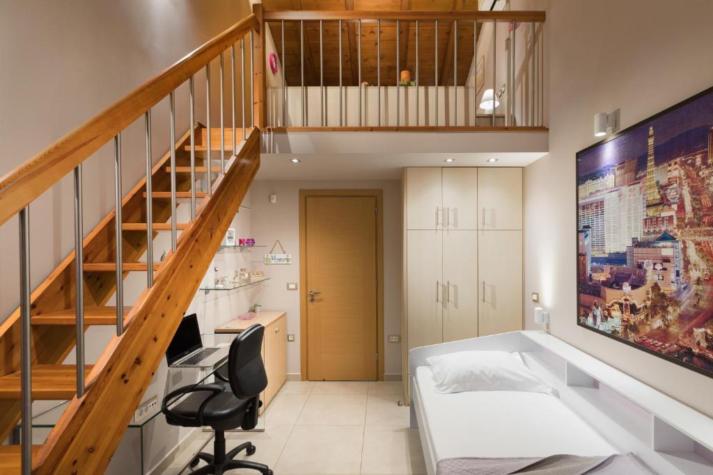Telewizja i/lub zestaw kina domowego w obiekcie Villa Elva Nafplio