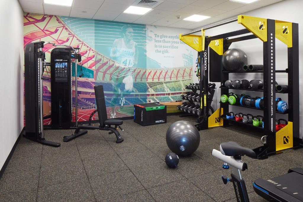Fitness centrum a/nebo fitness zařízení v ubytování Hayward Inn