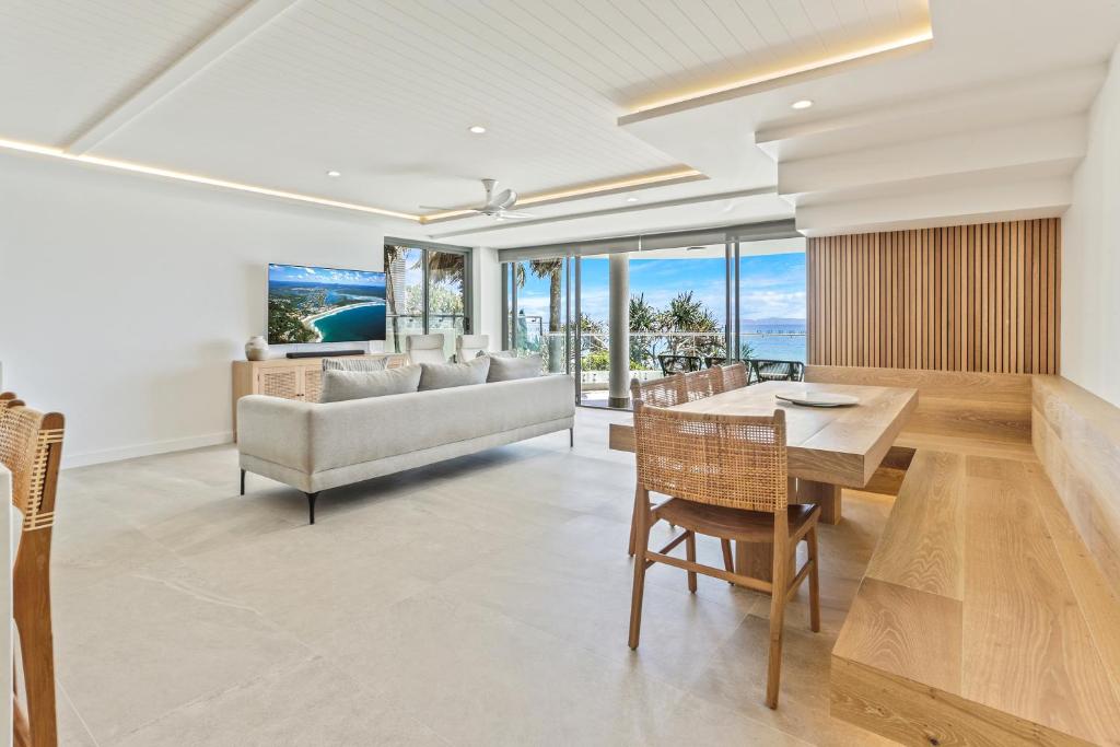 Posezení v ubytování La Mer Apartment #10