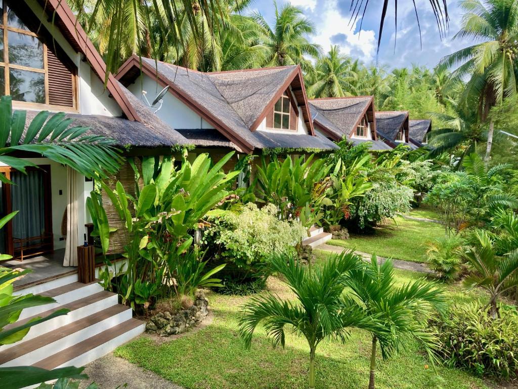 Zahrada ubytování The Village Siargao