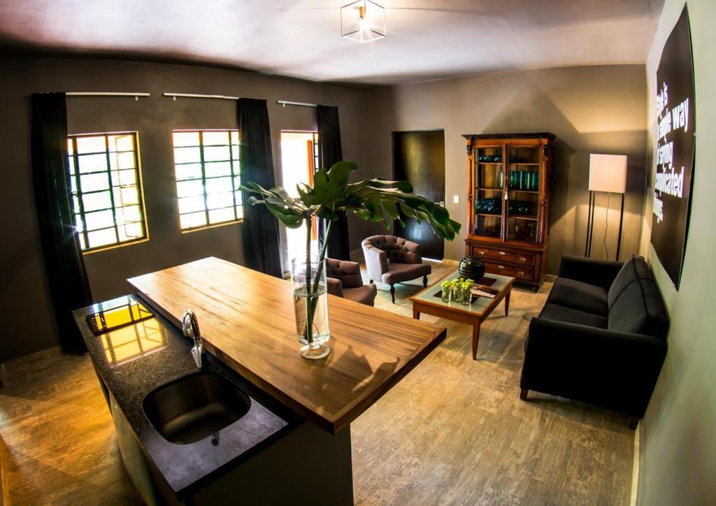 Posezení v ubytování Bungalows Demetria