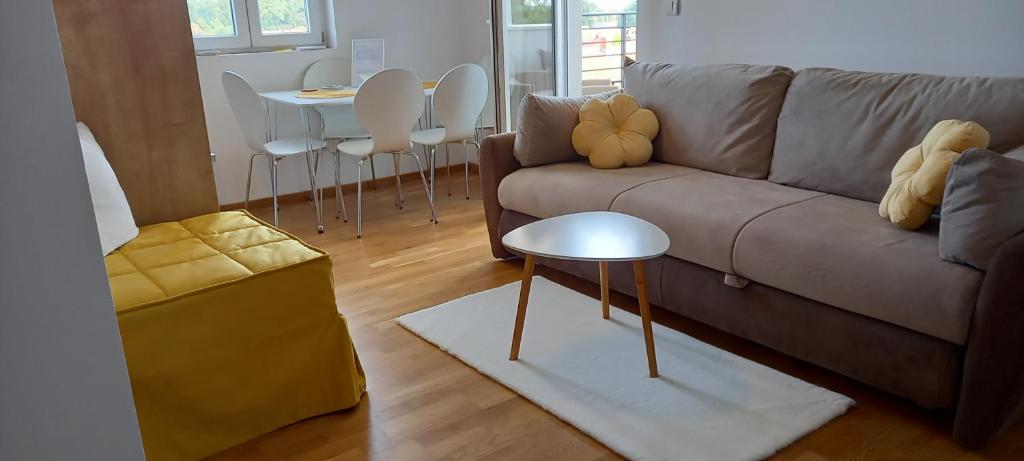 Posezení v ubytování Apartman Ramonda Vrnjacka banja