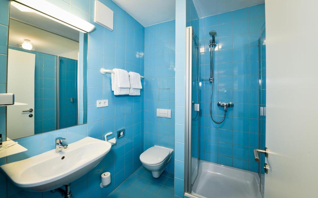Koupelna v ubytování Stanys - Das Apartmenthotel