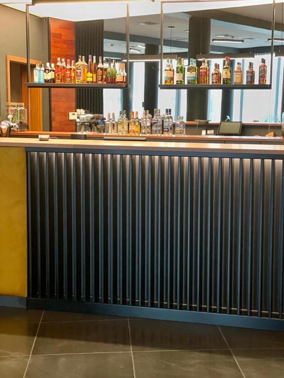 Lounge nebo bar v ubytování Hotel Hi-Fi Spa