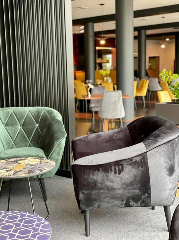 Posezení v ubytování Hotel Hi-Fi Spa