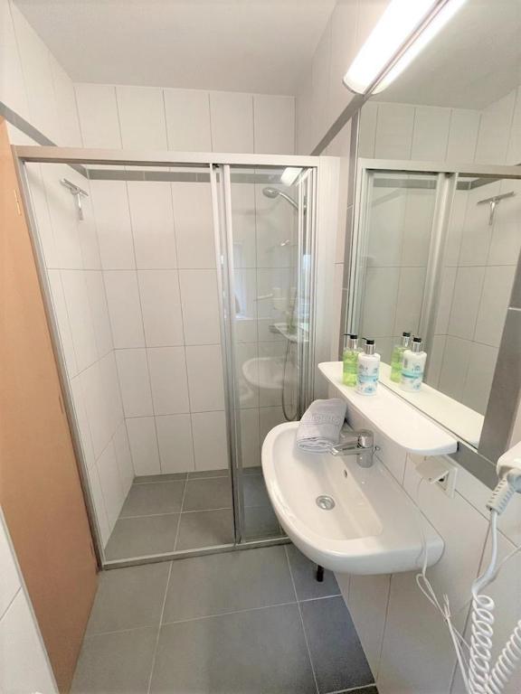 Koupelna v ubytování Haus Heimat Wagrain