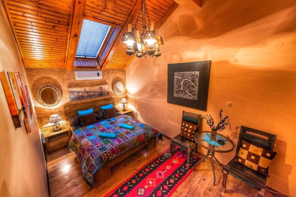 Postel nebo postele na pokoji v ubytování Pansion Bubamara Mostar