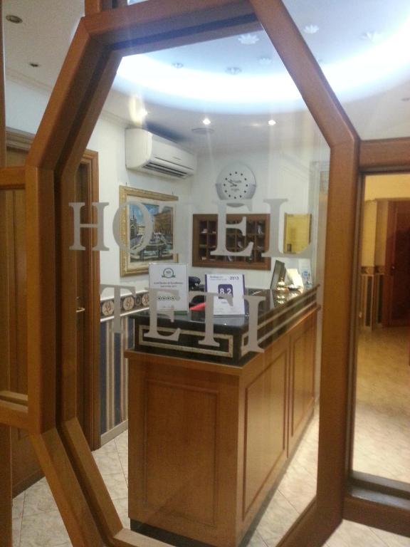 Kuchyň nebo kuchyňský kout v ubytování Hotel Teti