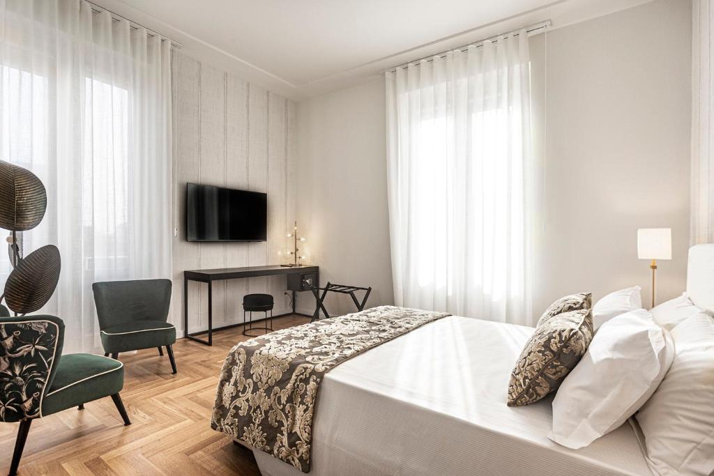 Postel nebo postele na pokoji v ubytování Apollo Suite