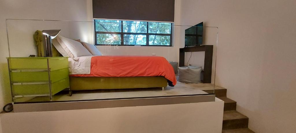 Posteľ alebo postele v izbe v ubytovaní Loft 19