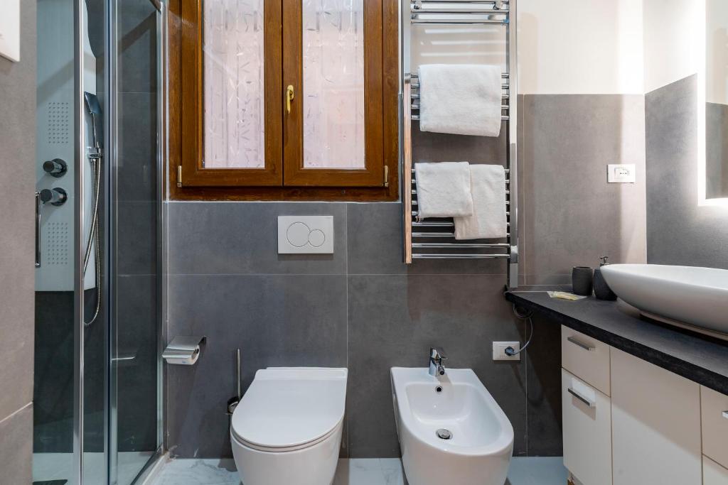 Kúpeľňa v ubytovaní Sogno sull'acqua