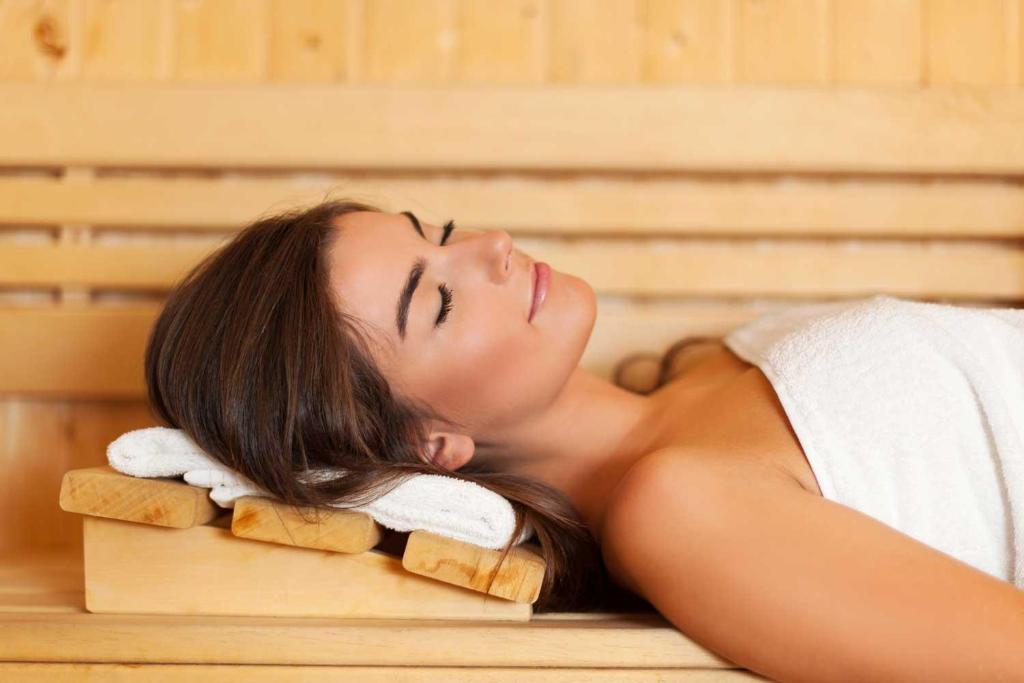 Lázně a/nebo wellness v ubytování Charmante Ferienwohnung mit Sauna und Schwimmbad im zauberhaften Bayerischen Wald