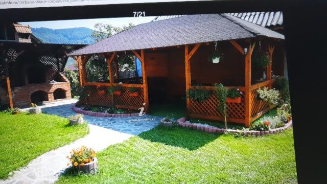 Zahrada ubytování Pensiunea Panoramic