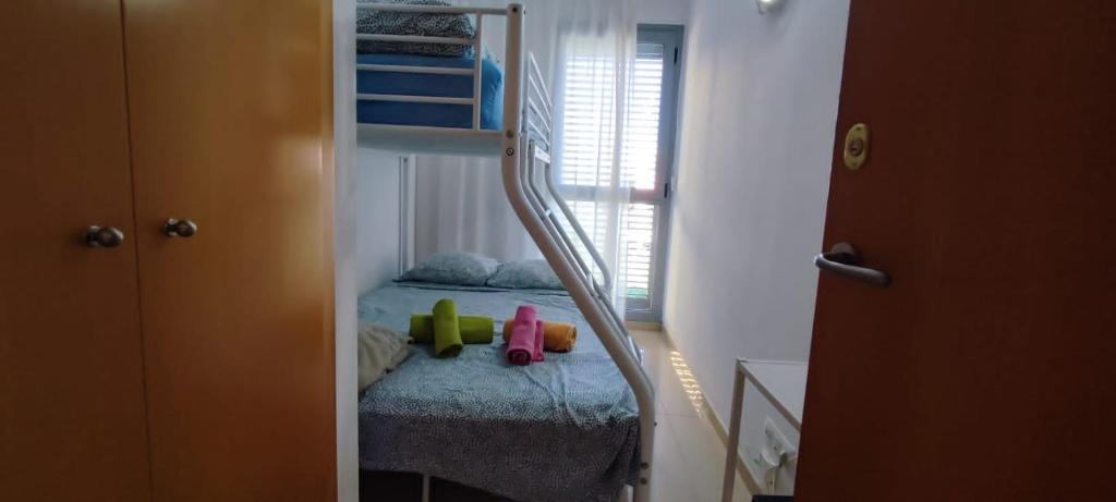 Posteľ alebo postele v izbe v ubytovaní Europa - Fira Barcelona Apartment
