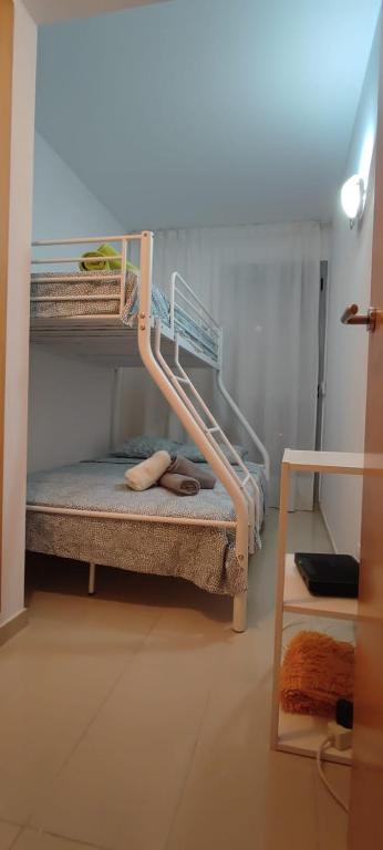 Posteľ alebo postele v izbe v ubytovaní Europa - Fira Barcelona Apartment