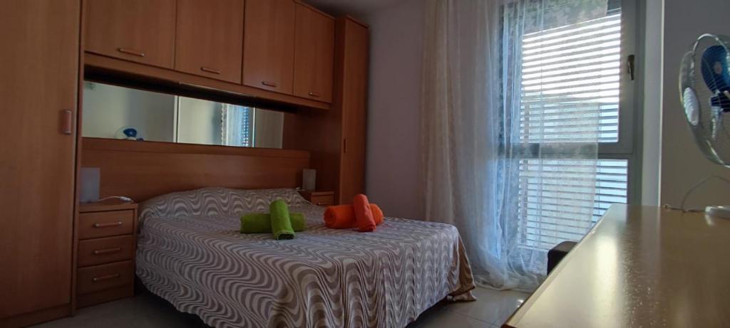 Posteľ alebo postele v izbe v ubytovaní Europa - Fira Barcelona Apartment