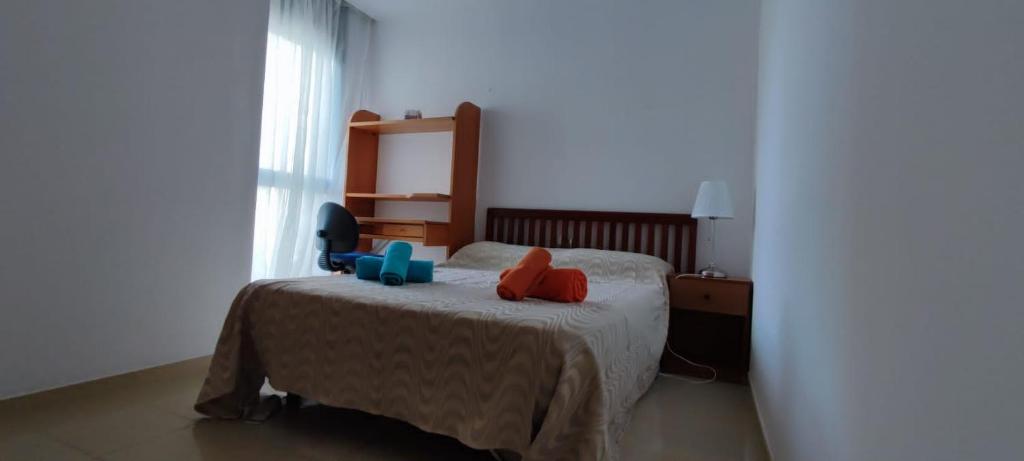 Posteľ alebo postele v izbe v ubytovaní Europa - Fira Barcelona Apartment