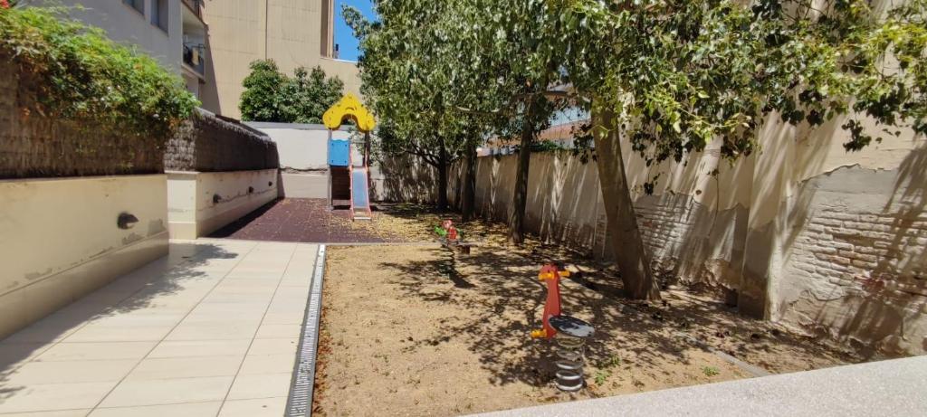 Vonkajšia záhrada v ubytovaní Europa - Fira Barcelona Apartment