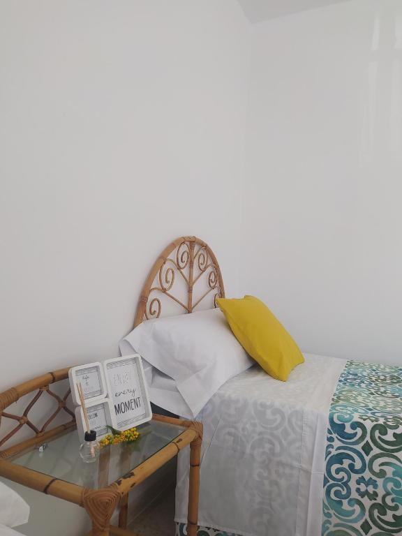 A bed or beds in a room at La casa del pueblo