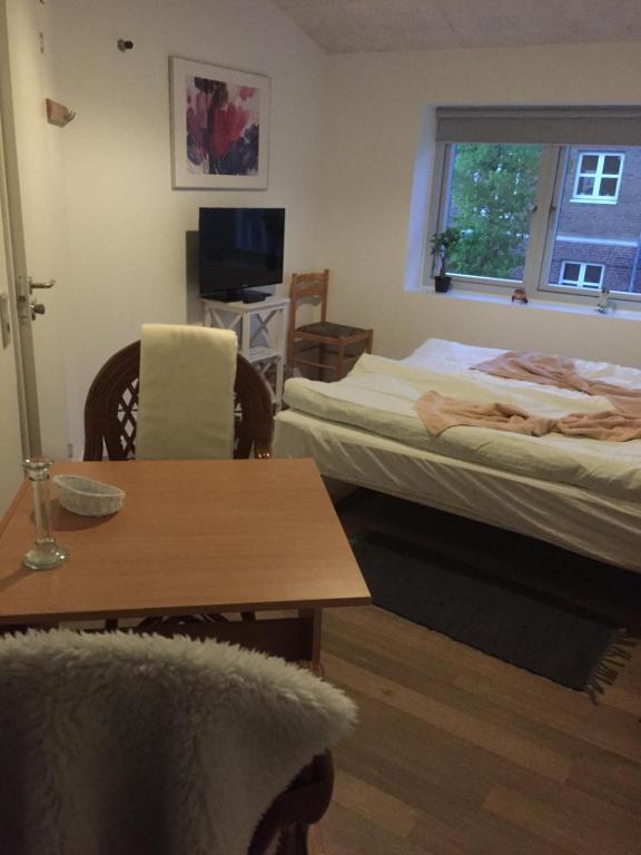 Postel nebo postele na pokoji v ubytování Bramming city privat gæstehus