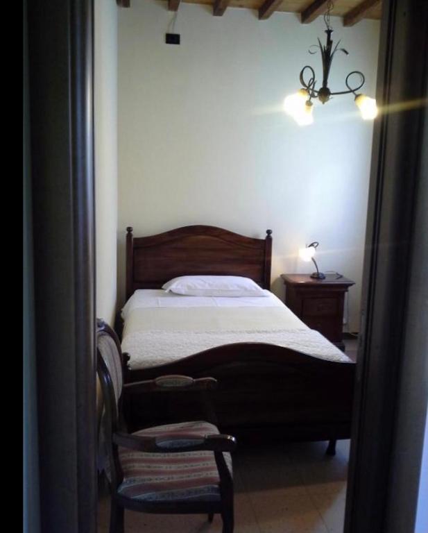 A bed or beds in a room at Le Stanze sul Po