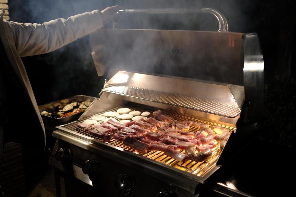 Sprzęt do grillowania w domu wakacyjnym