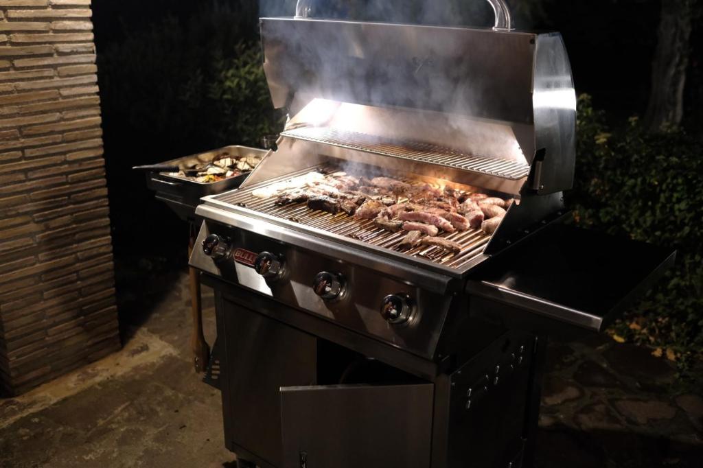 Sprzęt do grillowania w domu wakacyjnym